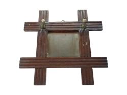 OSMANLI DÖNEMİ RUM İŞİ AHŞAP AYNA