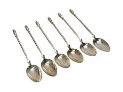 OSMANLI DÖNEMİ DECUGİS TÜCCAR DAMGALI ÇAY KAŞIĞI SETİ