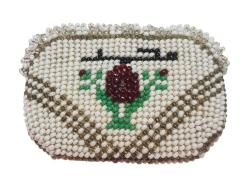 OSMANLICA YAZILI BONCUK İŞLEME CÜZDAN