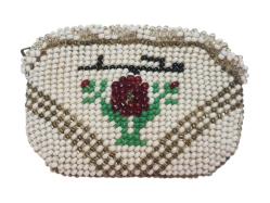 OSMANLICA YAZILI BONCUK İŞLEME CÜZDAN