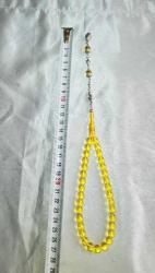Su Damla Kehribar Altın Sarısı 08mm ( 33 lü tesbih)