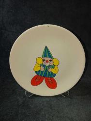 KORE İMALİ PORSELEN TABAK PALYAÇO GORSELLİ