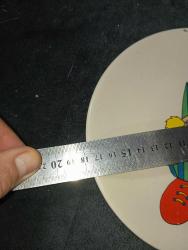 KORE İMALİ PORSELEN TABAK PALYAÇO GORSELLİ