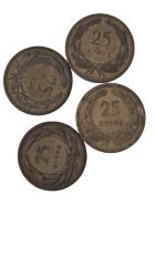 1948-49-55-56 yılları 25 kuruş lotu