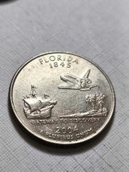 Amerika çeyrek Dolar hatıra para iyi kondüsyondadır