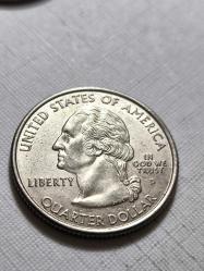 Amerika çeyrek Dolar hatıra para iyi kondüsyondadır