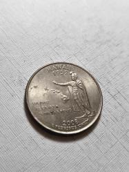 Amerika çeyrek Dolar hatıra para iyi kondüsyondadır