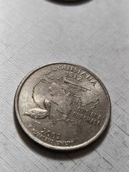 Amerika çeyrek Dolar hatıra para iyi kondüsyondadır