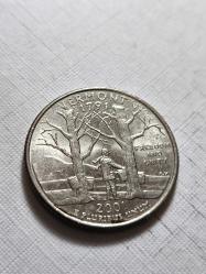 Amerika çeyrek Dolar hatıra para iyi kondüsyondadır