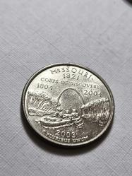 Amerika çeyrek Dolar hatıra para iyi kondüsyondadır