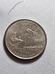 Amerika çeyrek Dolar hatıra para iyi kondüsyondadır