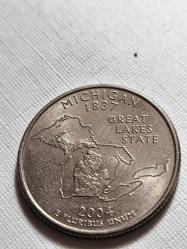 Amerika çeyrek Dolar hatıra para iyi kondüsyondadır