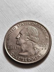 Amerika çeyrek Dolar hatıra para iyi kondüsyondadır