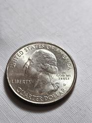 Amerika çeyrek Dolar hatıra para iyi kondüsyondadır