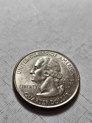 Amerika çeyrek Dolar hatıra para iyi kondüsyondadır