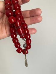 ORİJİNAL AFGAN SIKMA KEHRİBAR OSMANLI TARZI YARIM ASIRLIK