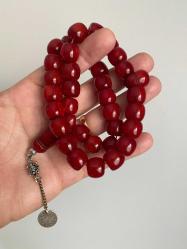 ORİJİNAL AFGAN SIKMA KEHRİBAR OSMANLI TARZI YARIM ASIRLIK