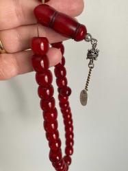 ORİJİNAL AFGAN SIKMA KEHRİBAR OSMANLI TARZI YARIM ASIRLIK