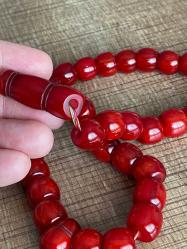 ORİJİNAL AFGAN SIKMA KEHRİBAR OSMANLI TARZI YARIM ASIRLIK