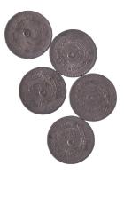 1327 (1909) yılı  mehmet reşat 5 para lotu