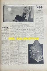 Osmanlıca Akbaba Mizah Dergisi-Gazetesi, Orijinal Dönem Basım, (Ottoman Magazine-Newspaper) - 11 Haziran 1925 - Rumi: 11 Haziran 1341 - Sayı: 263 - Milli Mücadele Karşıtı Bir Cemiyet Olan Tarikat-ı Salahiye'ye Dair Sultan Vahdettin'i Tasvir Eden İmzasız Kapak Karikatürü: Gazetelerden: Heyet-i Fesadiye'nin Başında Vahdettin Varmış! 