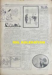 Osmanlıca Akbaba Mizah Dergisi-Gazetesi, Orijinal Dönem Basım, (Ottoman Magazine-Newspaper) - 17 Ağustos 1925 - Rumi: 17 Ağustos 1341 - Sayı: 282 - Karikatürist Ramiz Gökçe'nin Çalışması: Mevsim Yemişlerinden 