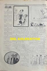 Osmanlıca Akbaba Mizah Dergisi-Gazetesi, Orijinal Dönem Basım, (Ottoman Magazine-Newspaper) - 17 Ağustos 1925 - Rumi: 17 Ağustos 1341 - Sayı: 282 - Karikatürist Ramiz Gökçe'nin Çalışması: Mevsim Yemişlerinden 