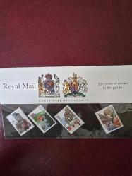 Birleşik Krallık Royal Mail'in halka açık posta hizmetine başlamasının 350. yılı (1635-1985). Sunum Dosyasıdır (Presentation Pack).