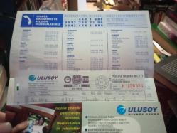 ULUSOY OTOBÜS BİLETİ / İSTANBUL - ANKARA (07.1.4)