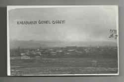 KARAMAN'IN GENEL GÖRÜNÜMÜ ÇOK ESKİ FOTOKART...