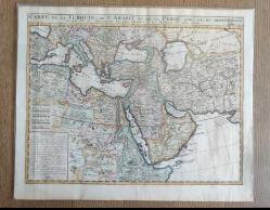 Carte de la Turquie, de l’Arabie et de la Perse avec leurs dépendances