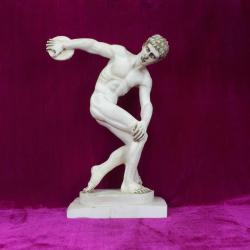 DİSK ATAN ANTİK YUNAN SPORCU HEYKEL