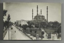 EDİRNE SELİMİYE CAMİİ DEĞİŞİK BİR ESKİ DÖNEM FOTOKARTI...