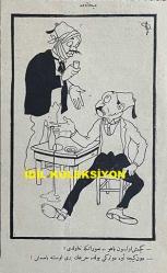 Osmanlıca Akbaba Mizah Dergisi-Gazetesi, Orijinal Dönem Basım, (Ottoman Magazine-Newspaper) - 4 Haziran 1925 - Rumi: 4 Haziran 1341 - Sayı: 261 - Kıta Avrupası'nı Tasvir Eden İmzasız Karikatür: Bütün Milletlerin Halledeceği Bilmece - Akisler: Havalara Dair 