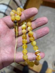 Orjinal damla kehribar tespih