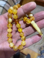 Orjinal damla kehribar tespih