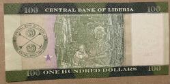 LİBERYA 100  DOLAR ÇİL 2016 KAĞIT PARA