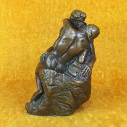 VINTAGE RODIN ÖPÜŞME HEYKELİ BRONZ REPRODÜKSİYONU
