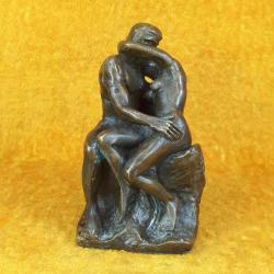 VINTAGE RODIN ÖPÜŞME HEYKELİ BRONZ REPRODÜKSİYONU