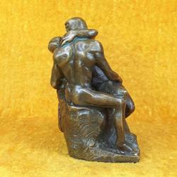 VINTAGE RODIN ÖPÜŞME HEYKELİ BRONZ REPRODÜKSİYONU