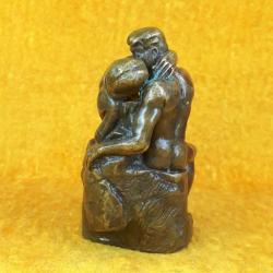 VINTAGE RODIN ÖPÜŞME HEYKELİ BRONZ REPRODÜKSİYONU