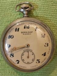 Cep Saati,  SERKİSOF Demiryolları Cep Saati. Çalışır vaziyette..