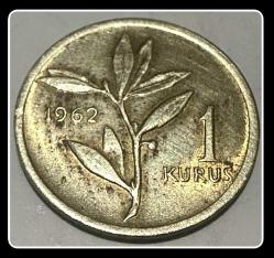 1962 - 1 KURUŞ Pirinç TCM62K