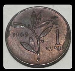 1969 - 1 KURUŞ Bakır TCM69