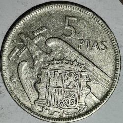 İSPANYA  1957   5 PESETA