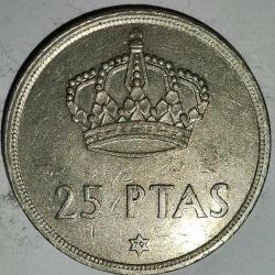İSPANYA  1975/79    25  PESETA