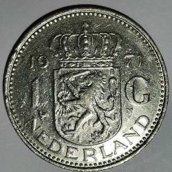 HOLLANDA  1971  1 GULDEN
