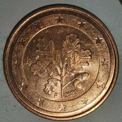 ALMANYA  2021 F    5 EURO CENT