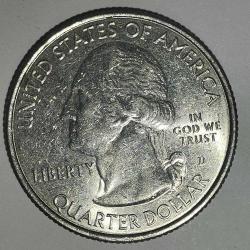 AMERİKA  2015 D  25 CENT ÇEYREK DOLAR  HATIRA  Güzel Amerika Çeyrekleri - Mavi Ridge Park Yolu