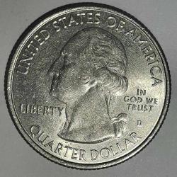 AMERİKA  2016 D    25 CENT  ÇEYREK DOLAR     HATIRA  Güzel Amerika Çeyrekleri - Harpers Ferry